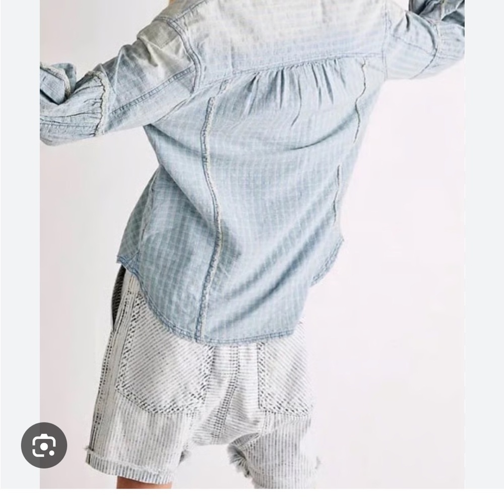 Free People Glacier Bay checkered tunic - Picture 2 of 6